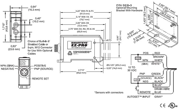 EZ-Pro Dimensions